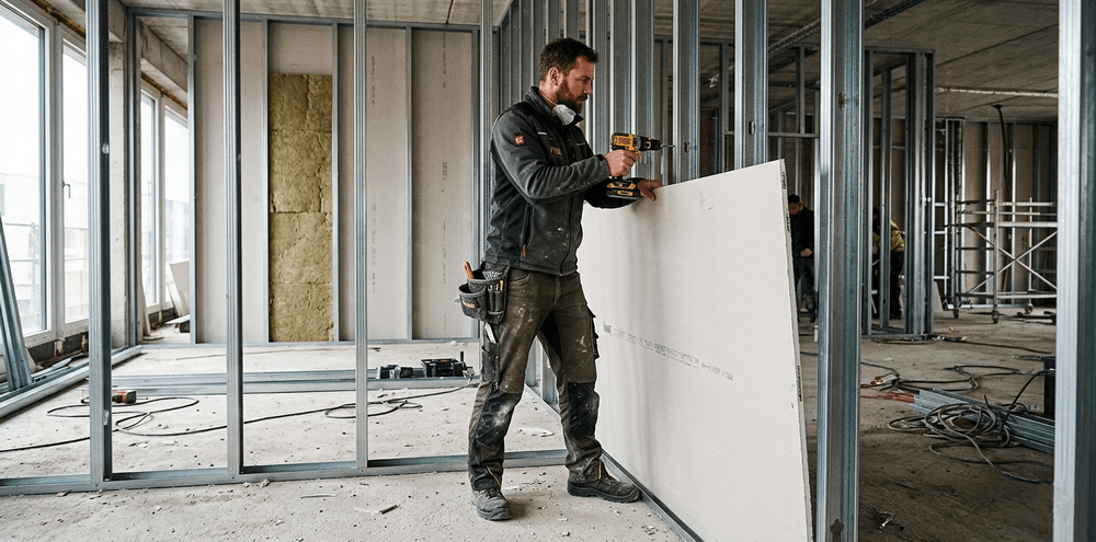 Trockenbau Fachbetrieb für modernen Innenausbau. Professioneller Trockenbau für Wände, Decken und Raumlösungen.