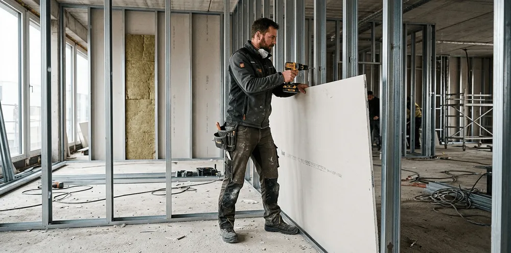 Trockenbau Fachbetrieb für modernen Innenausbau. Professioneller Trockenbau für Wände, Decken und Raumlösungen.